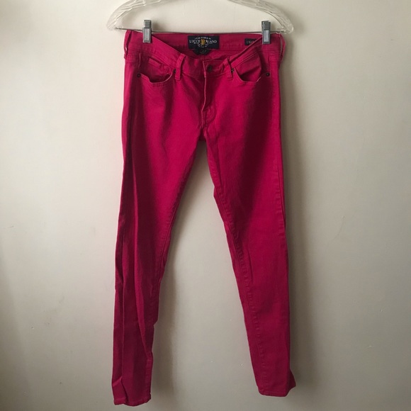 Lucky Brand Hot Pink Jeans. 4. - Picture 2 of 8